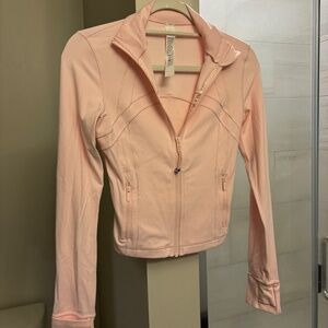 Lululemon Cropped Define Jacket 4 Strawberry Milkshake